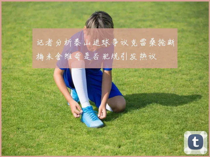 记者分析泰山进球争议克雷桑抢断梅米舍维奇是否犯规引发热议